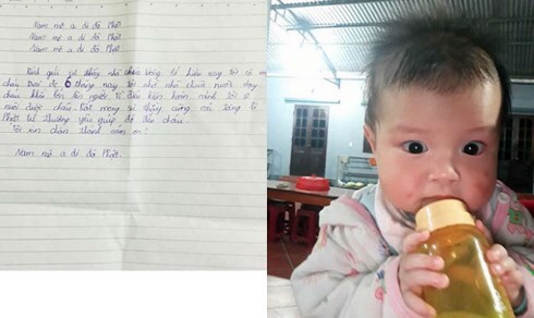 Bé trai 6 tháng tuổi bị bỏ rơi trước cổng chùa