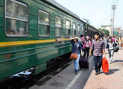 Đường sắt Hà Nội tăng cường nhiều chuyến tàu phục vụ Tết 