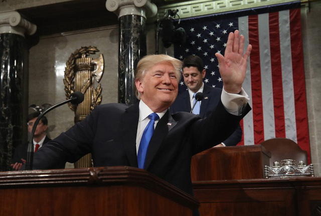 Tổng thống Trump đọc Thông điệp Liên bang đầu tiên
