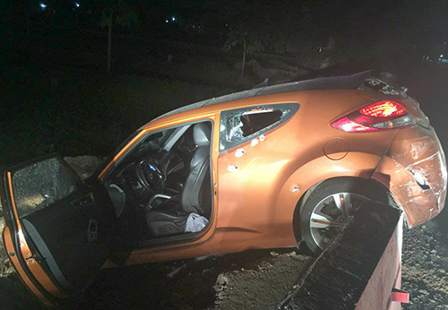 Cảnh sát bắn vỡ kính ôtô, bắt giữ kẻ vận chuyển 10 kg ma túy tổng hợp