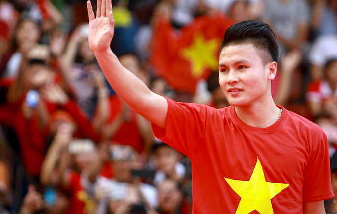 Cầu thủ U23 Việt Nam được phát 10 triệu đồng tiền thưởng