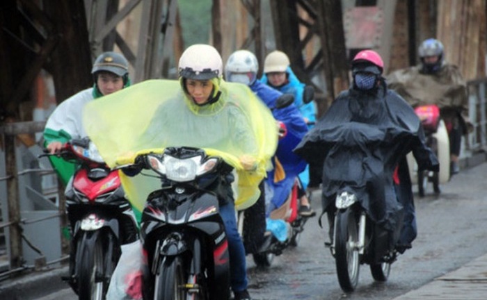 Miền Bắc đón không khí lạnh tăng cường, Hà Nội mưa rét