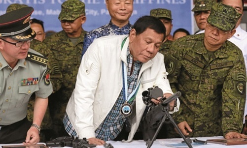 Philippines muốn đưa binh sĩ tới Trung Quốc huấn luyện