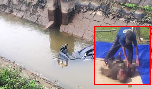 Lần theo chiếc xe máy nằm bất thường dưới mương, phát hiện thi thể cán bộ trẻ
