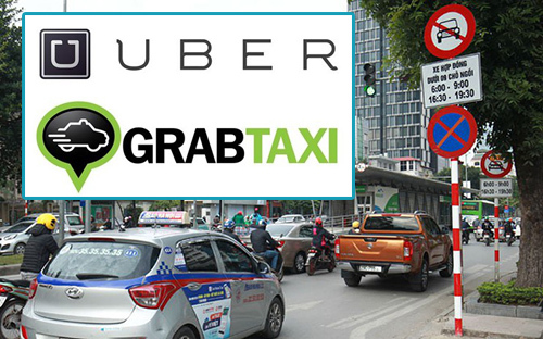 Uber và Grab sẽ bị “treo bánh” trên 11 tuyến phố ở Hà Nội