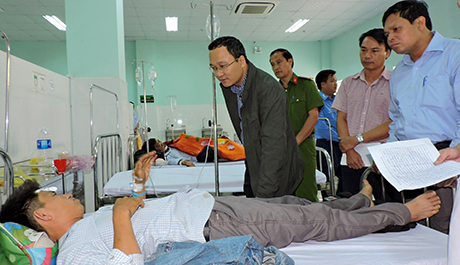 Xe khách lao xuống vực đèo Lò Xo khiến 20 người thương vong là xe dù