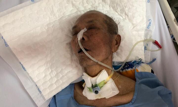 Tìm thân nhân cụ ông hôn mê trong BV Việt Đức