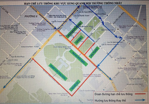 Phân luồng giao thông phục vụ Quốc tang nguyên Thủ tướng Phan Văn Khải