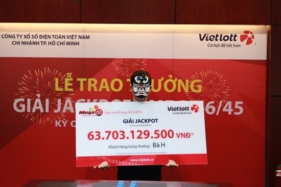Nữ nhân viên văn phòng “ôm trọn” Jackpot hơn 63 tỷ đồng