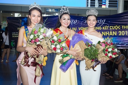 Người đẹp Xuân Thuỳ được xướng tên Á Hoàng 1 trong cuộc thi Nữ Hoàng Sắc Đẹp Doanh Nhân 2018 