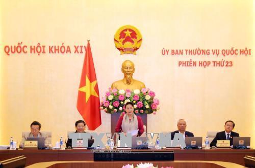 Khai mạc Phiên họp thứ 23 của Ủy ban Thường vụ Quốc hội