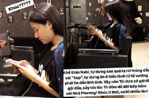 Giữa tin đồn tình cảm xôn xao, Nhã Phương bật khóc trong đêm