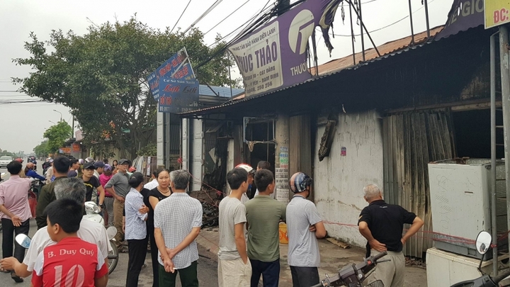 Hiện trường vụ cháy kinh hoàng khiến 3 mẹ con tử vong ở Nam Định