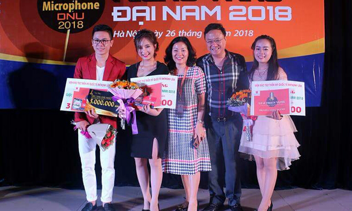 Sinh viên Đại học Đại Nam tranh giải cuộc thi tài năng MC