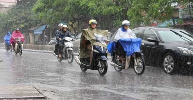 Hà Nội sắp có mưa rào và dông, chấm dứt nắng nóng