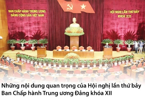 Những nội dung quan trọng của Hội nghị Trung ương 7 khóa XII