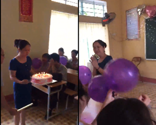 Học sinh hát nhạc chế 'Cô tuyệt vời nhất' tặng cô giáo trong ngày chia tay khiến dân mạng nghẹn lòng