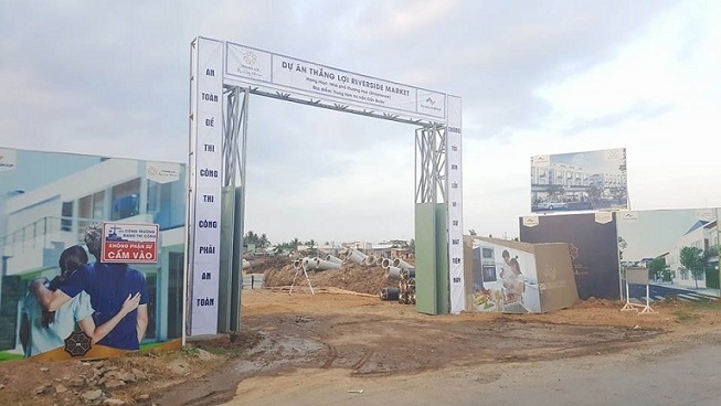 Long An xử lý sai phạm tại dự án Thắng Lợi Reviside Market