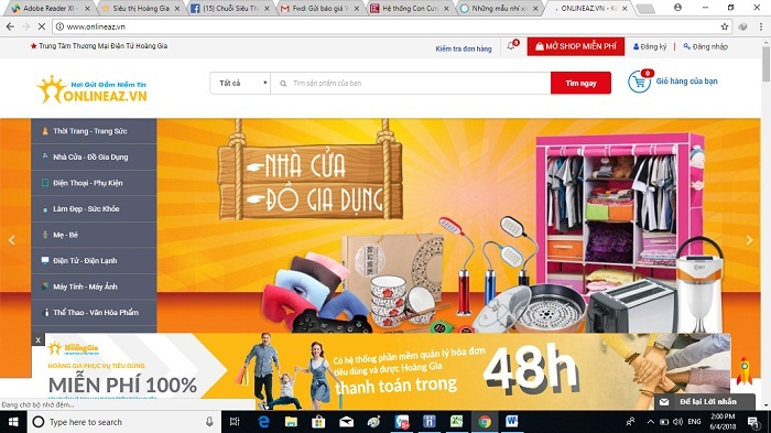 Tích hợp công nghệ số, mua hàng và thanh toán dễ dàng với hệ thống Siêu Thị Hoàng Gia Mart