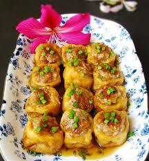 Cách làm đậu nhồi thịt sốt cà chua siêu nhanh mà ngon cơm