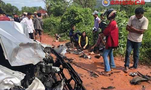 Xe chở Hoàng thân Campuchia gặp tai nạn nghiêm trọng, phu nhân qua đời