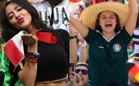 Fan nữ Mexico 