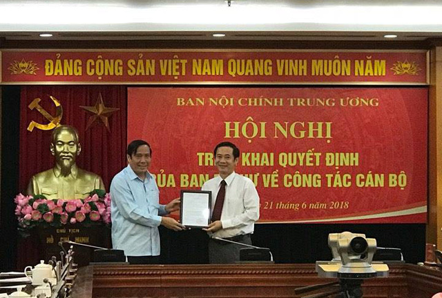 Trưởng Ban Nội chính Tỉnh ủy Phú Yên được bổ nhiệm làm Phó Ban Nội chính Trung ương