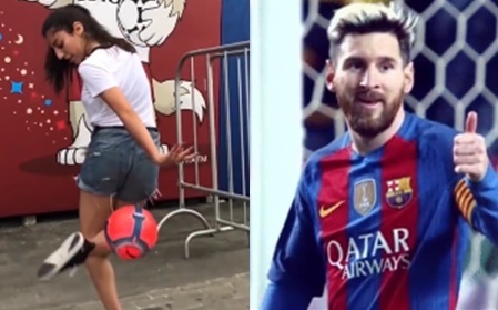 Video: Messi, Ronaldo cũng 