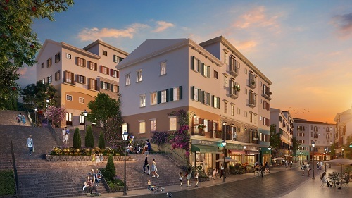 Cuộc “đổ bộ” của siêu phẩm shophouse phong cách Địa Trung Hải ở Nam Phú Quốc