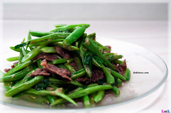 Cách làm thịt bò xào đỗ ngon miễn chê