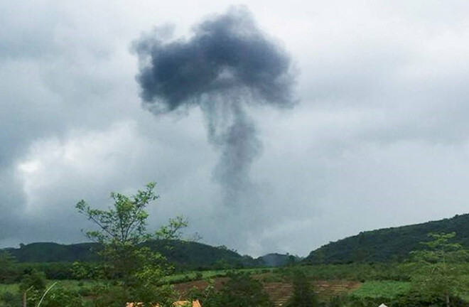 Hàng trăm người đang tìm kiếm phi công máy bay Su-22 rơi ở Nghệ An