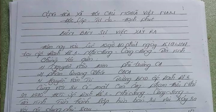 Cụ bà cầu cứu cơ quan chức năng vị bị hàng xóm phá hoại tài sản trên đất?