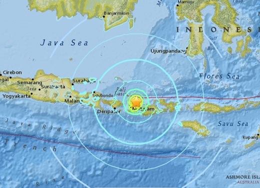 Indonesia: Động đất mạnh 7 độ Richter gây cảnh báo sóng thần