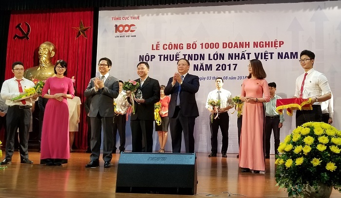 FrieslandCampina Việt Nam nằm trong top 100 doanh nghiệp xuất sắc đóng góp cho ngân sách Nhà nước
