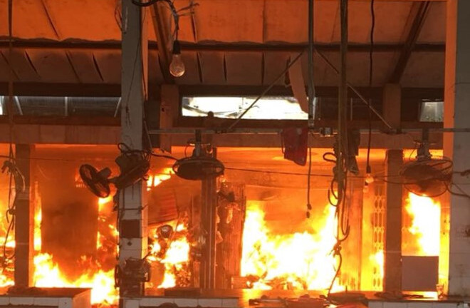 Khởi tố vụ án cháy chợ Sóc Sơn gây thiệt hại 47 tỷ đồng