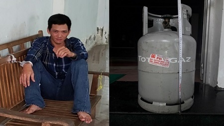 Đối tượng ôm bình gas vào trụ sở Trung tâm VTV tại Cần Thơ nghi bị ngáo đá