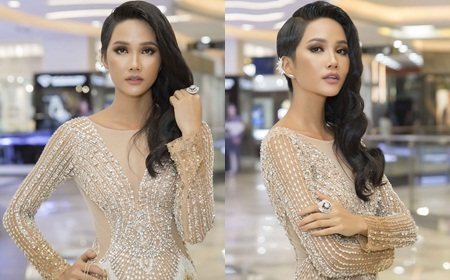 Hoa hậu Hoàn vũ H'Hen Niê gây ngỡ ngàng với tóc dài nữ tính