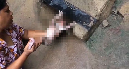 Clip: Bé sơ sinh được cứu sống thần kỳ từ trong cống nước