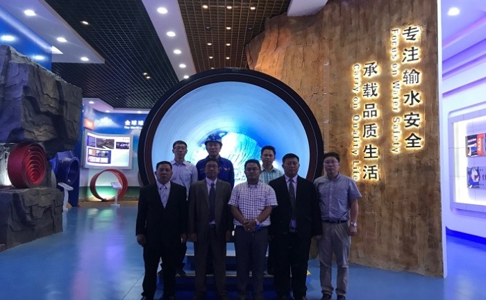 Cục Thủy lợi Myanmar thăm Công ty TNHH ống gang cầu Xinxing 