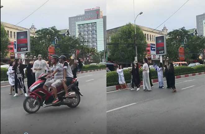 Nhóm người hóa trang ma quỷ nhảy nhót trên quốc lộ 1A bị xử phạt