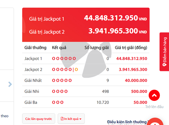 Kết quả xổ số Vietlott hôm nay 30/8/2018: Giải mã dãy số trúng Jackpot hơn 44 tỷ