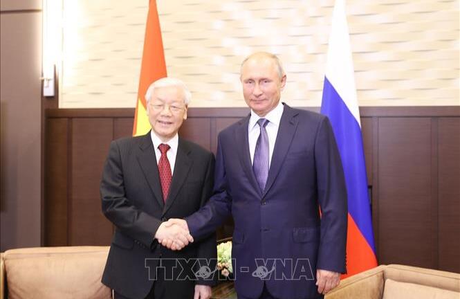 Tổng Bí thư Nguyễn Phú Trọng hội đàm với Tổng thống Nga Vladimir Putin