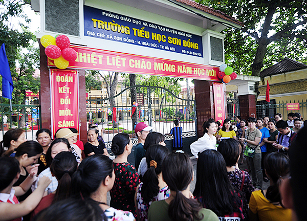 Trường Tiểu học Sơn Đồng bị tố lạm thu: Xử lý nghiêm ban giám hiệu