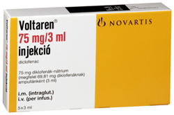 Thông báo về thuốc giả Voltaren 75mg/3ml lô 711009, HD: 09.2019