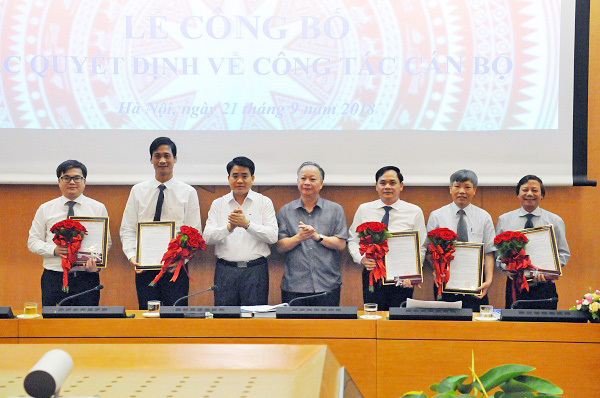 Hà Nội bổ nhiệm 5 lãnh đạo Sở