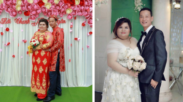 Chuyện tình đẹp như truyện cổ tích của cô nàng 130kg khiến bao người ghen tỵ
