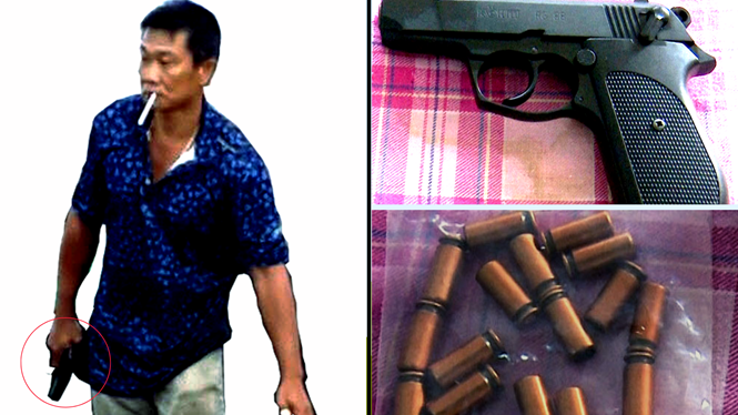Vụ nổ súng thị uy trên sông Hậu: Đang xin cấp phép sử dụng súng để bảo vệ tiệm vàng
