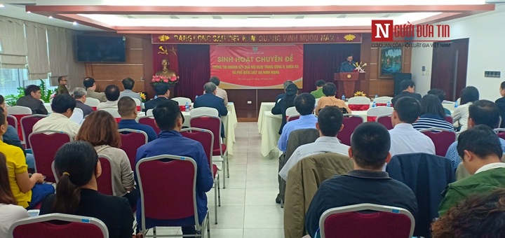 Hội Luật gia Việt Nam thông tin nhanh kết quả hội nghị Trung ương 8, khóa XII và phổ biến Luật An ninh mạng