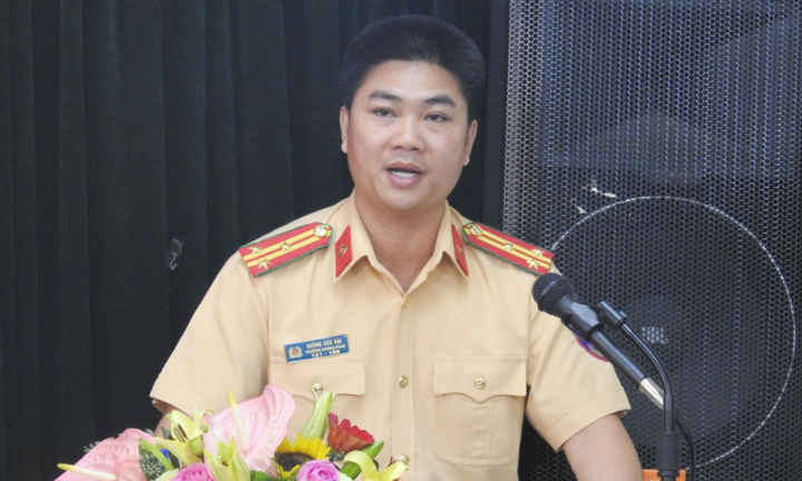 Thượng tá Dương Đức Hải được cử là Trưởng phòng CSGT Công an Hà Nội