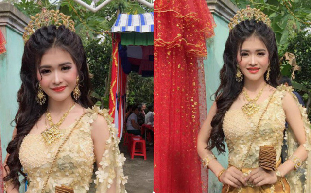 Tin tức đời sống mới nhất ngày 30/10/2018: Cô dâu Khmer nổi như cồn vì quá xinh đẹp, người đeo đầy vàng